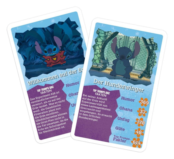Lilo & Stitch Card Game Top Trumps *German Version* 3