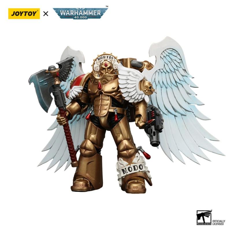 Warhammer The Horus Heresy Action Figure 1/18 Blood Angels Sanguinary Guard with Encarmine Axe and I 7