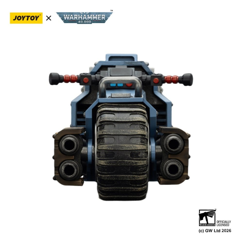 Warhammer 40,000 Raider-pattern Combat Bike Space Wolves with twin-linked bolt rifles 22 cm 7