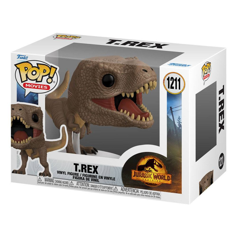 Jurassic World 3 POP! Movies Vinyl Figure T-Rex 9 cm 1