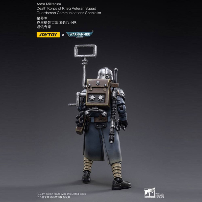 Warhammer 40k Action Figure 1/18 Death Korps of Krieg Veteran Squad Guardsman Communications Special 6