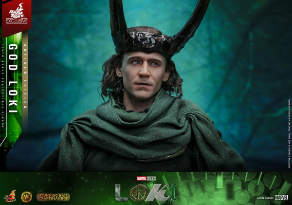 Loki DX Action Figure 1/6 God Loki Artisan Edition Hot Toys Exclusive 31 cm 3