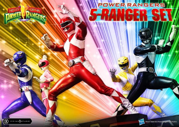 Mighty Morphin Power Rangers Premium Masterline Set of 5 Statues 1/4 57 cm 1
