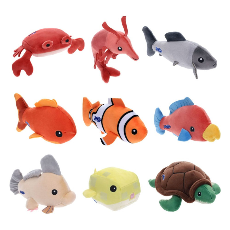 Fisch Plush Figures 10 cm Display (9) 9