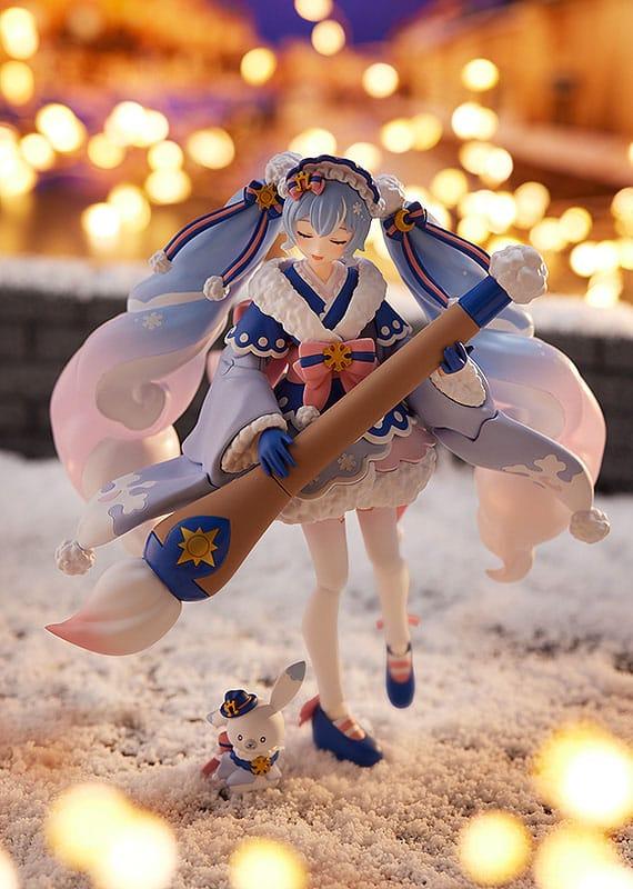 Character Vocal Series 01: Hatsune Miku Figma Action Figure Snow Miku: Serene Winter Ver. 13 cm