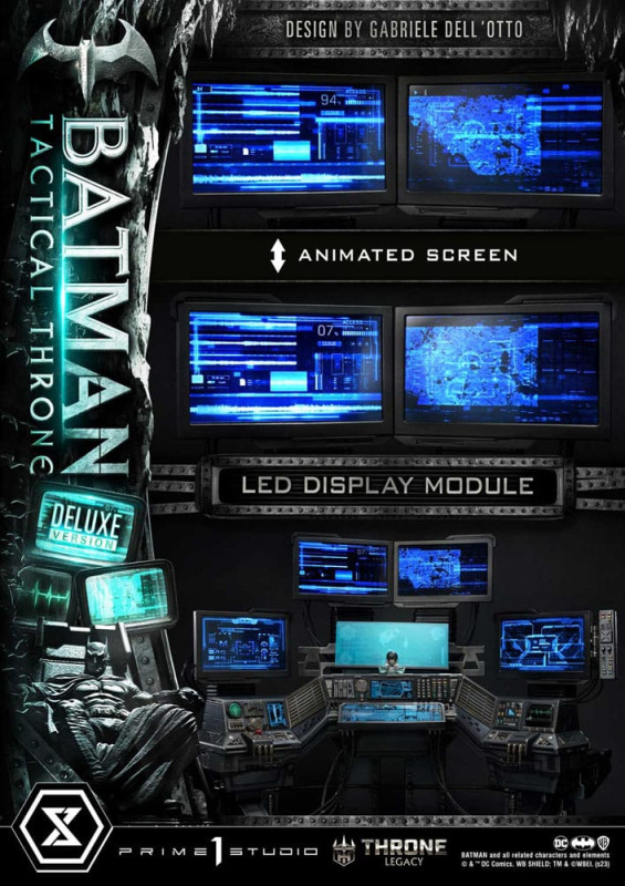 DC Comics Throne Legacy Collection Statue 1/3 Batman Tactical Throne Deluxe Version 57 cm 4