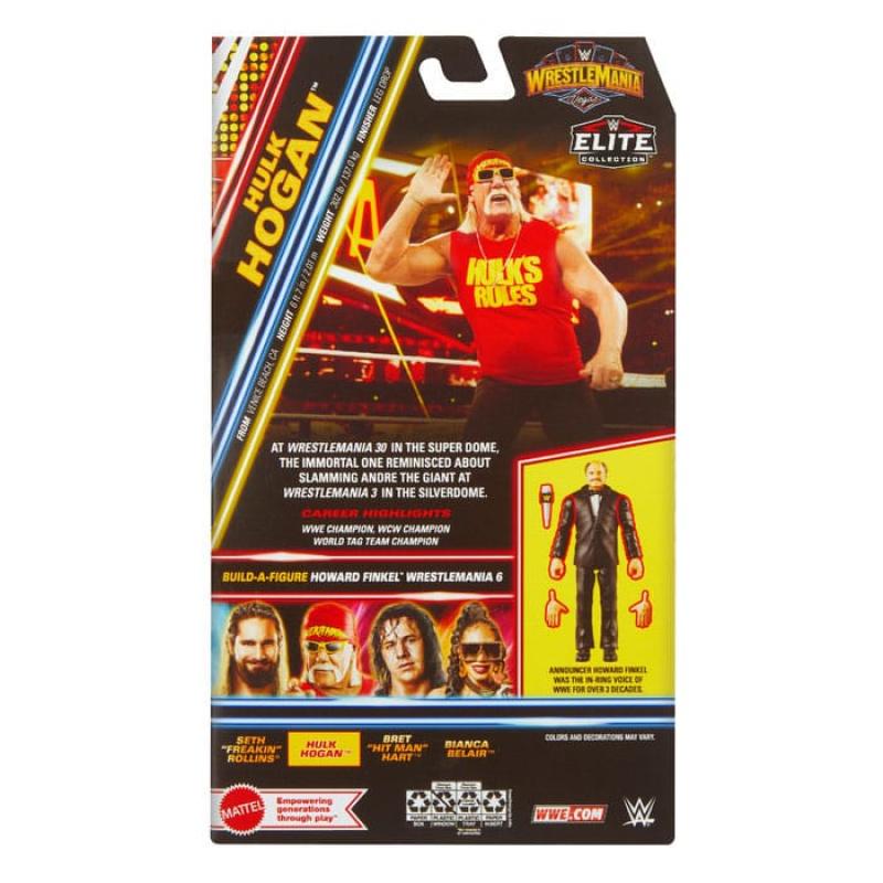 WWE WrestleMania Elite Collection Action Figure Hulk Hogan 15 cm 1