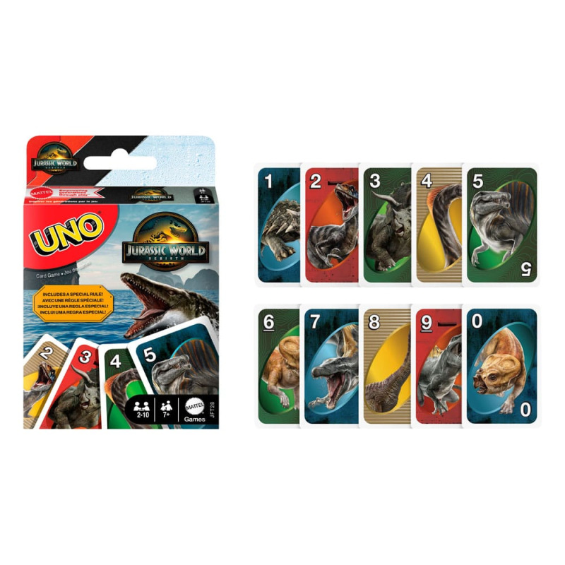 Jurassic World Rebirth UNO Card Game 2