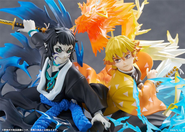 Demon Slayer: Kimetsu no Yaiba PVC Statue Zenitsu Agatsuma & Kaigaku 15 cm 7