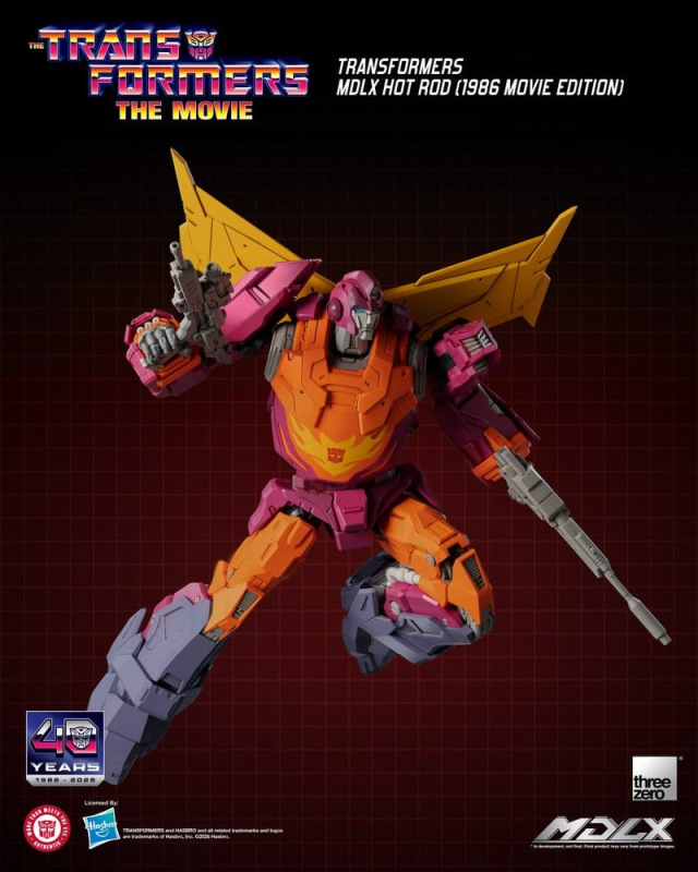 Transformers MDLX Action Figure Hot Rod (1986 Movie Edition) 18 cm 4