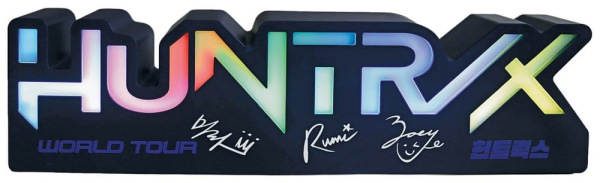 KPop Demon Hunters Lamp Huntr/x Logo 4