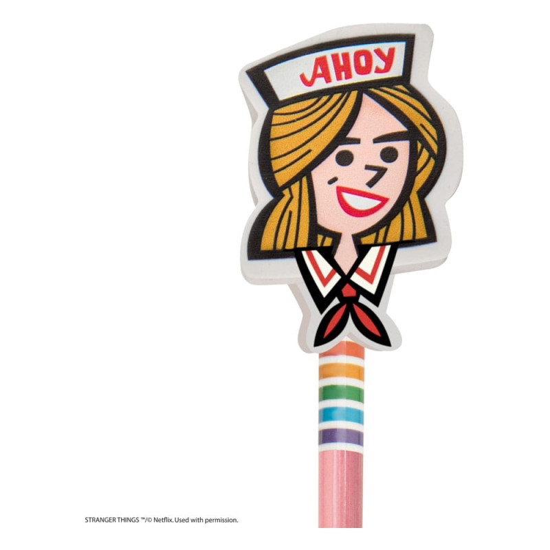 Stranger Things Pencil with Eraser Scoops Ahoy Robin 1