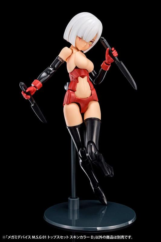 Megami Device M.S.G. Model Kit Accesoory Set 01 Tops Set Skin Color D 2