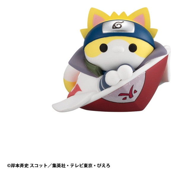 Naruto Shippuden Mega Cat Project Nyaruto! Mini Figures The bond between master and disciple ver. Bl 5