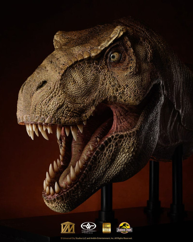 Jurassic Park 1/2 Statue T-Rex Head 105 cm 8