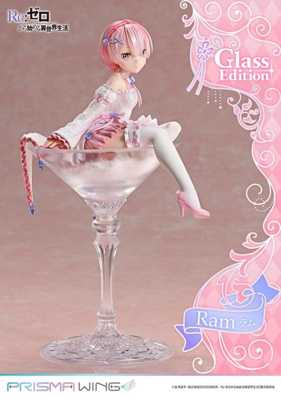 Re:ZERO Starting Life in Another World Prisma Wing PVC Statue 1/7 Ram Glass Edition 24 cm 6