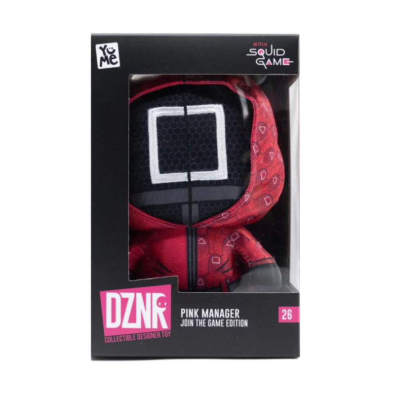 Squid Game DZNR Plush Figure Masked Manager Join the Game Edition 18 cm 2