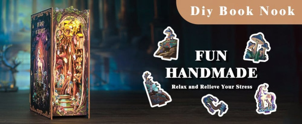 Book Nook The Grace of Forest 22 x 8 cm 4