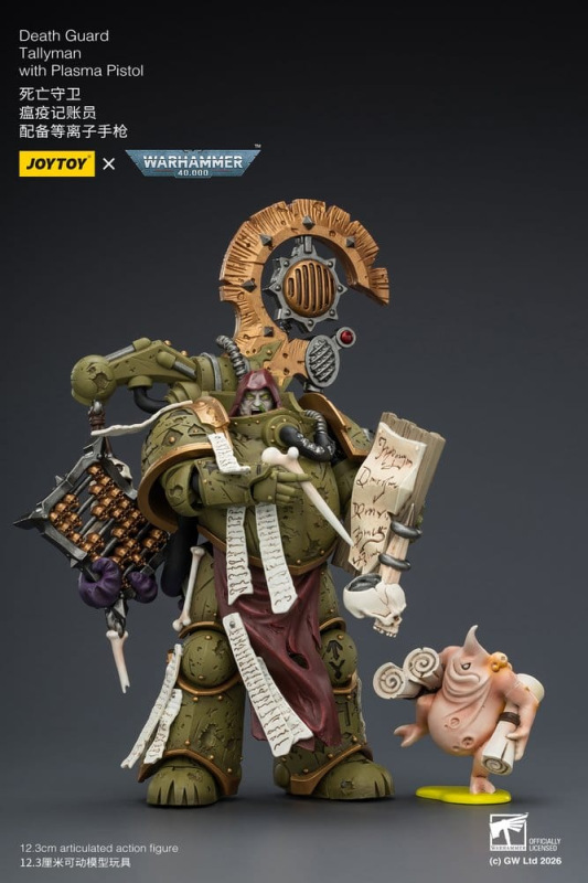 Warhammer 40,000 Action Figure Death Guard Tallyman 12 cm 2