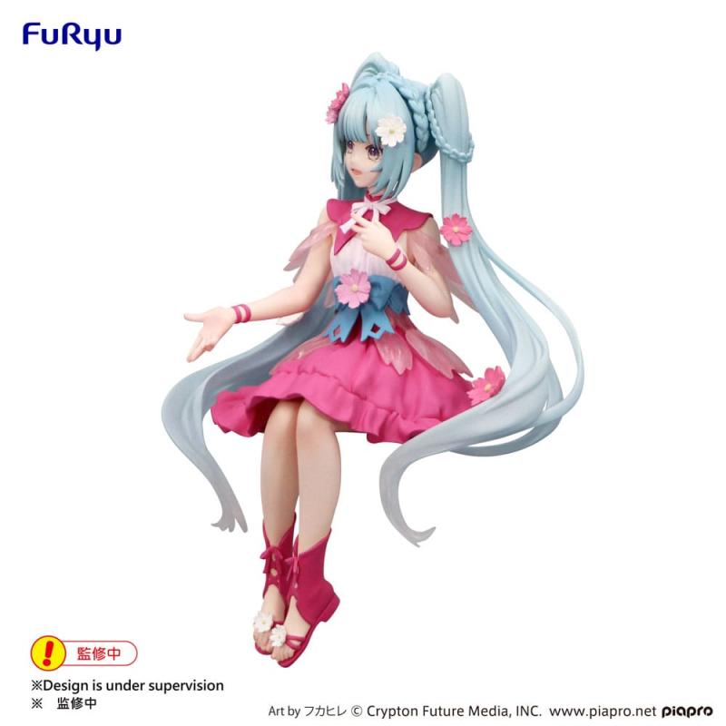 Hatsune Miku Noodle Stopper PVC Statue Flower Fairy Cosmos 14 cm 1