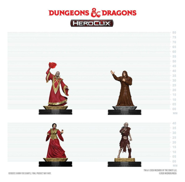 Dungeons & Dragons HeroClix 400: Figure Set Red Wizards of Thay 1