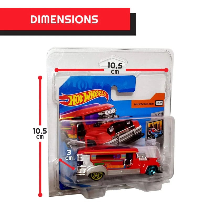 Hot Wheels European Series PET Blisters 50-Pack for Short Card 1