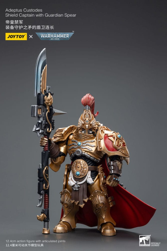 Warhammer 40k Action Figure 1/18 Adeptus Custodes Shield Captain with Guardian Spear 12 cm 2