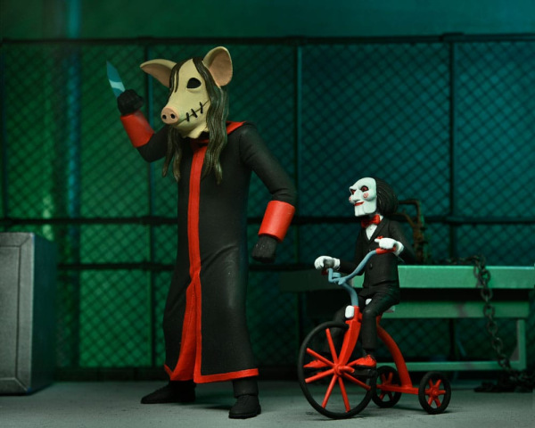 Saw Toony Terrors Action Figure Jigsaw Killer with Billy and Tricycle Boxed Set 15 cm 7