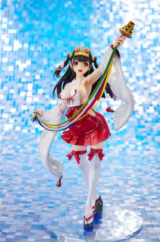 Original Character PVC Statue Tight na Oshigoto #2 - Shrine Maiden Akane Kagura 25 cm