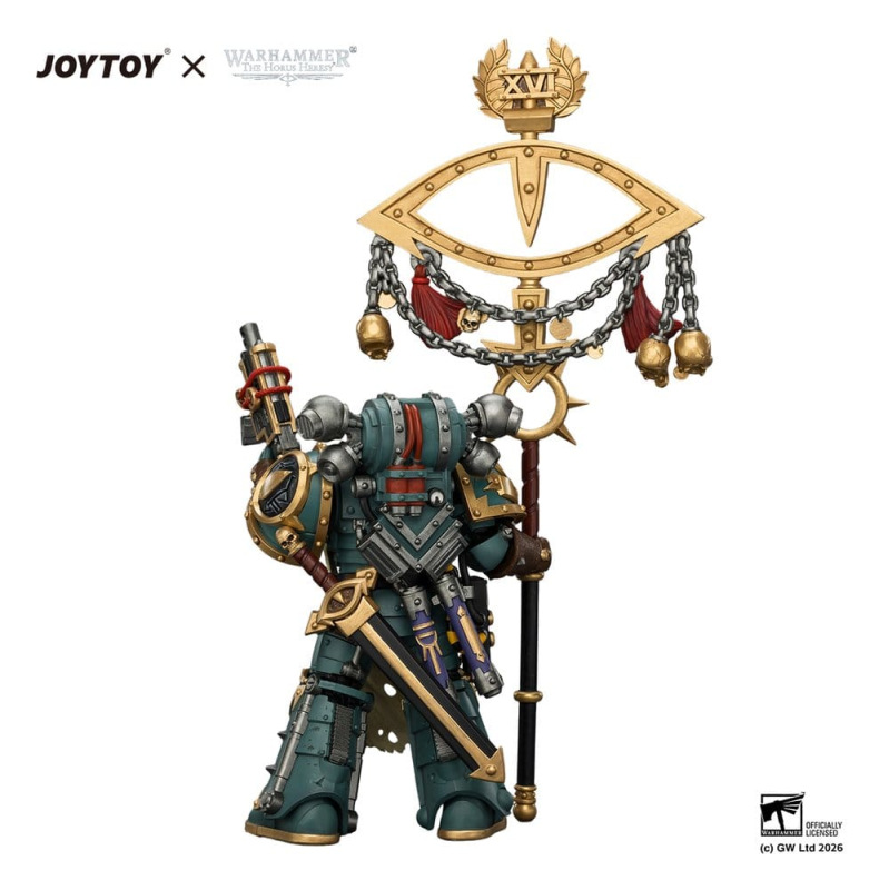 Warhammer Action Figure Sons of Horus Maloghurst the Twisted, the Warmaster's Equerry 13 cm 6