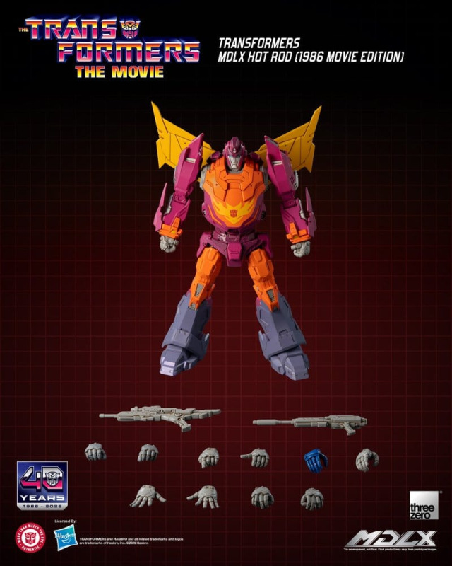 Transformers MDLX Action Figure Hot Rod (1986 Movie Edition) 18 cm 1