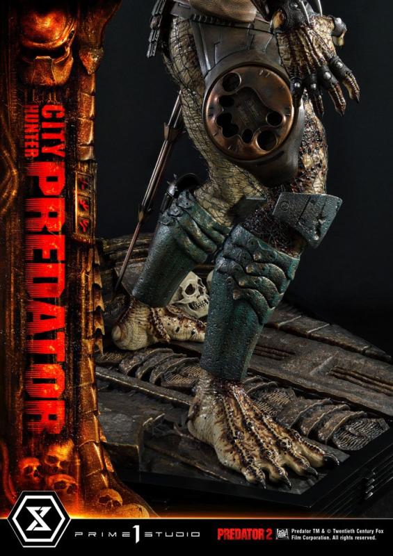 Predator 2 Museum Masterline Statue 1/3 City Hunter Predator 105 cm