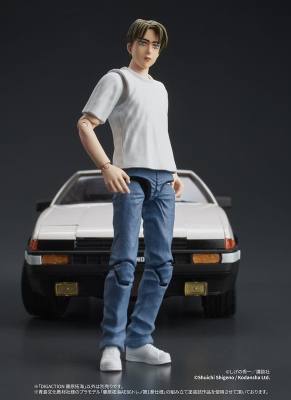 Initial D Digaction Action Figure Takumi Fujiwara 7 cm 9