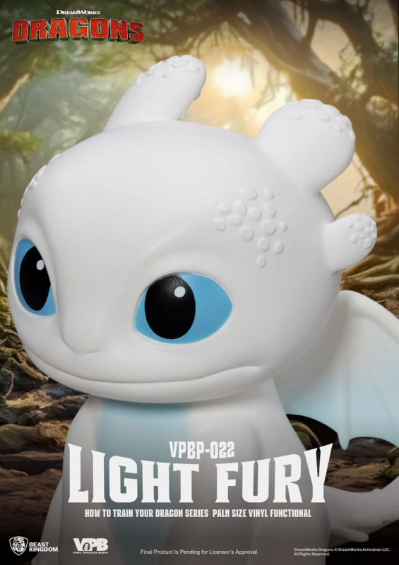 How To Train Your Dragon Piggy Vinyl Bank Light Fury 12 cm 4
