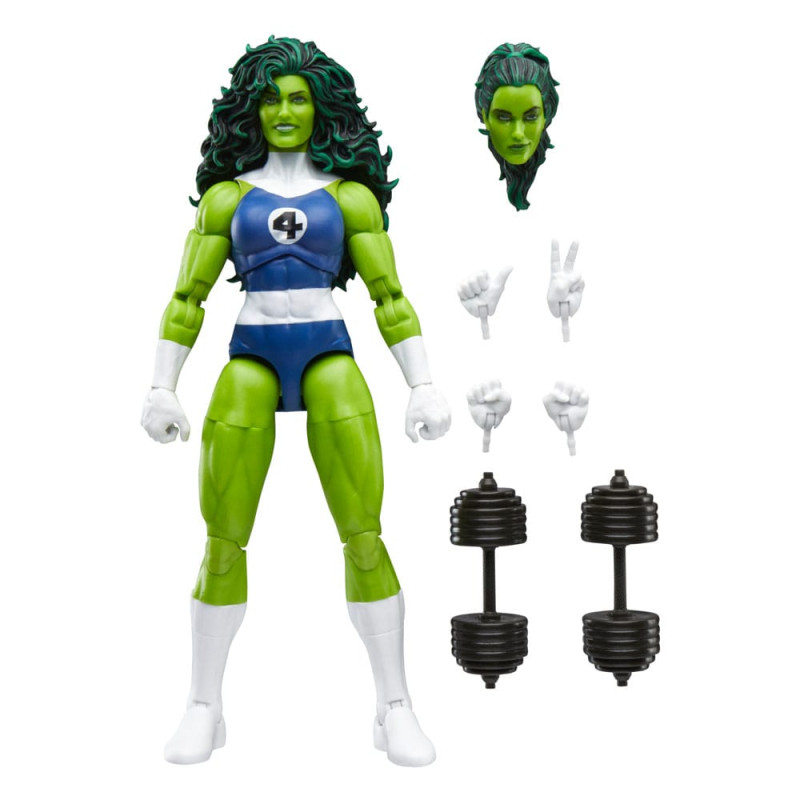 Fantastic Four Marvel Legends Retro Action Figure She-Hulk 15 cm 8