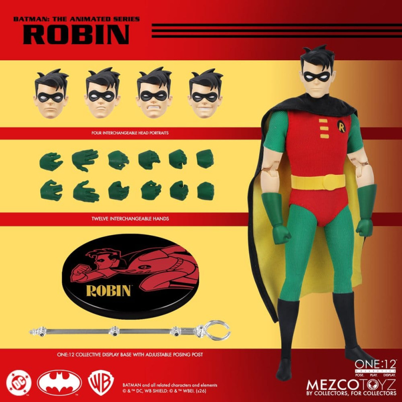 Batman: The Animated Series One:12 Collective Action Figure 1/12 Robin 17 cm 12