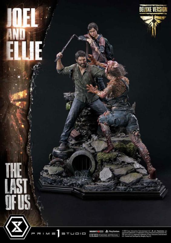 The Last of Us Part I Ultimate Premium Masterline Series Statue Joel & Ellie Deluxe Version (The Las