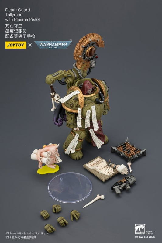 Warhammer 40,000 Action Figure Death Guard Tallyman 12 cm 7