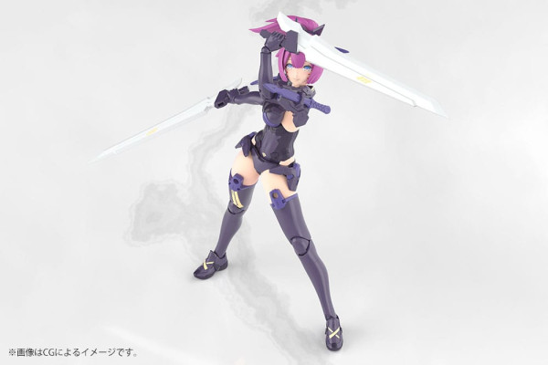 Megami Device Plastic Model Kit 1/1 Asra Archer Kizuna Shadow Edition Full Package 14 cm 10
