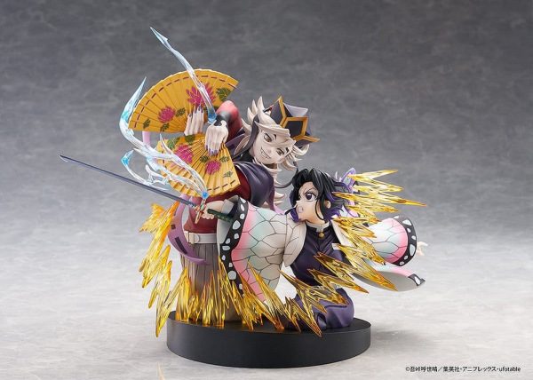 Demon Slayer: Kimetsu no Yaiba PVC Figures 2-Pack Shinobu Kocho & Doma 18 cm 2