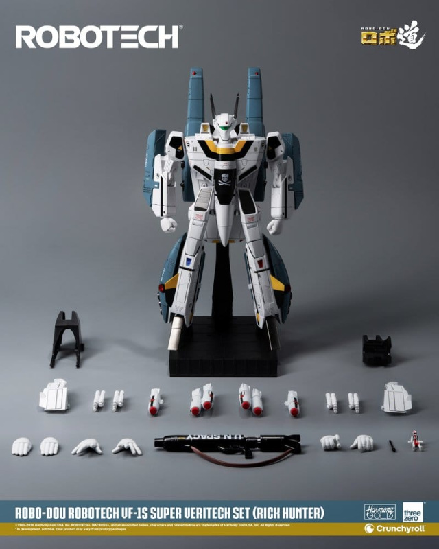 Robotech Robo-Dou Action Figure VF-1S Super Veritech Set (Rick Hunter) 20 cm 2