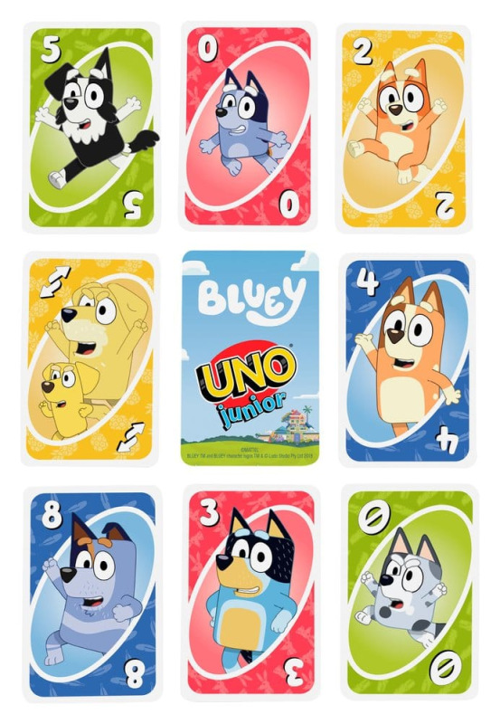 Bluey UNO Junior Card Game 7