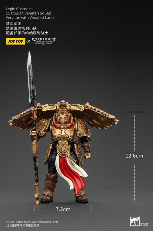 Warhammer The Horus Heresy Action Figure 1/18 Legio Custodes Custodian Venatari Squad Venatari with 9