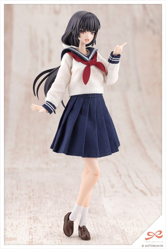 Sousaishojoteien Plastic Model 1/10 Kiru Pla Kuon Yakushiji Touou High School Uniform 16 cm 10