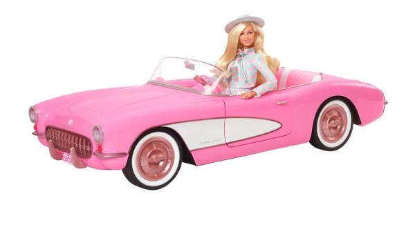 Barbie The Movie Vehicle Pink Corvette Convertible