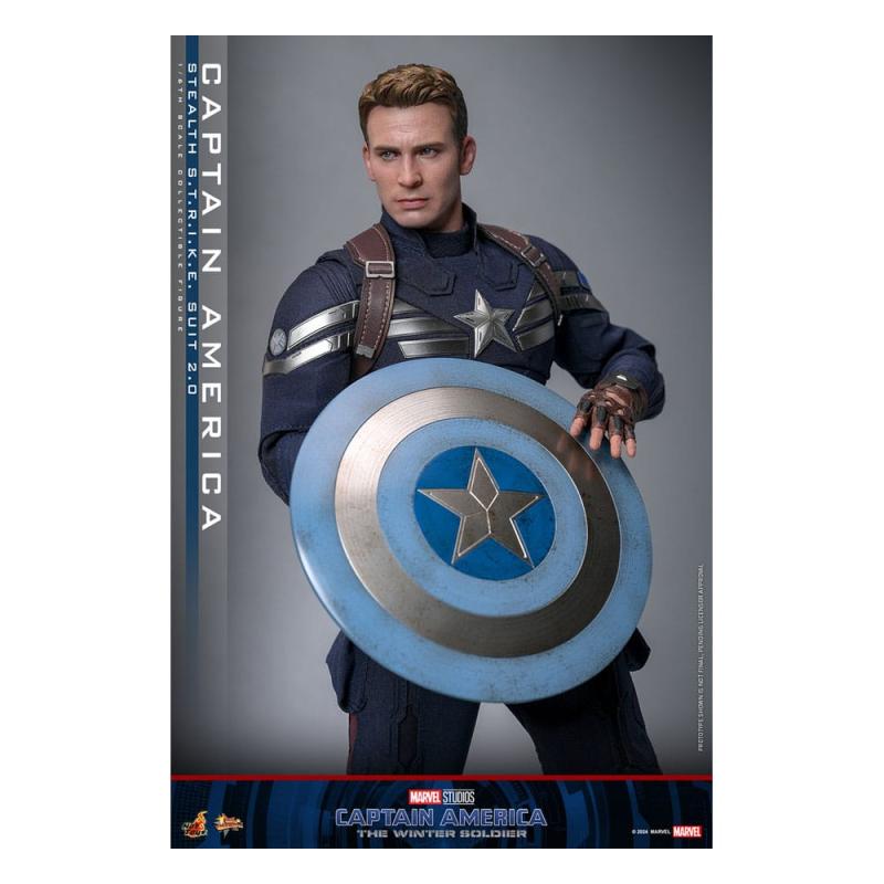 Captain America: The Winter Soldier Movie Masterpiece Action Figure 1/6 Captain America (Stealth S.T 13