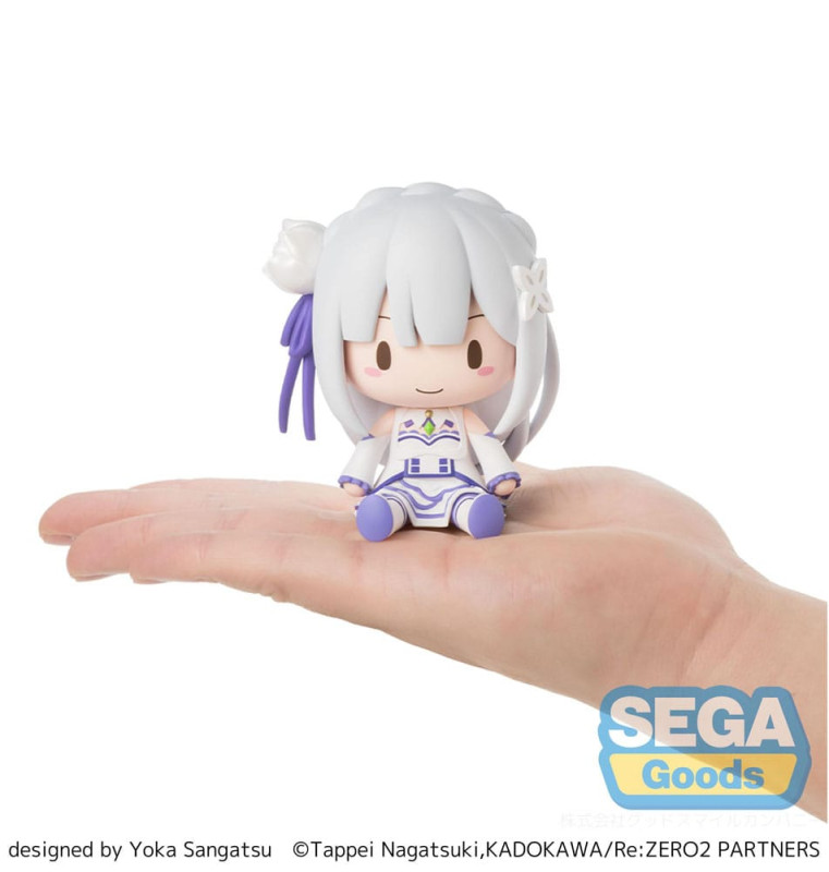 Re:Zero Starting Life in Another World Fuwa Petit Chibi Figure Emilia 8 cm 5