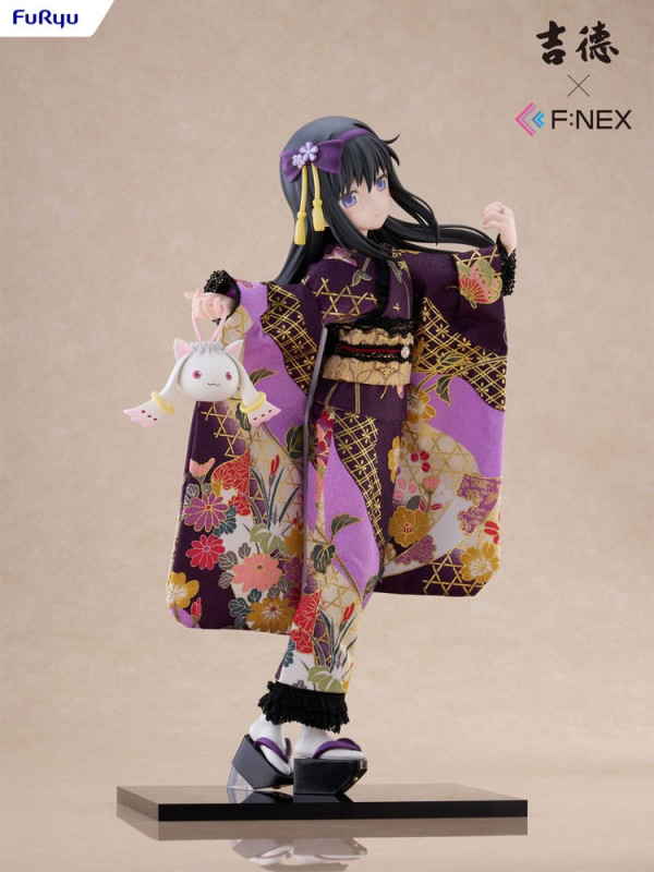 Puella Magi Madoka Magica F:NEX PVC Statue 1/4 Rebellion Homura Akemi Japanese Doll 45 cm 1