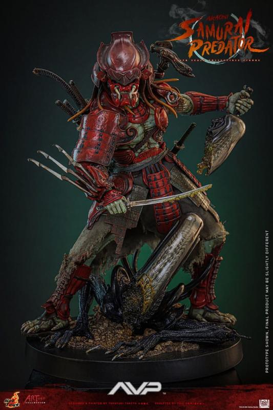 Alien vs. Predator Artist Collection Action Figure 1/6 Akaoni Samurai Predator 35 cm