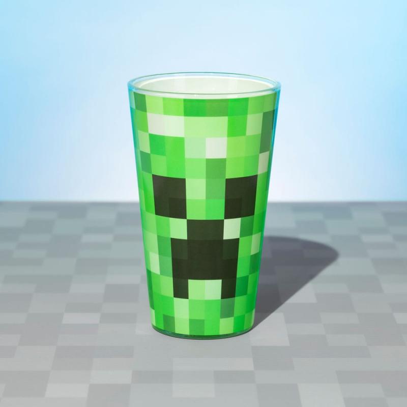 Minecraft Pint Glass Creeper